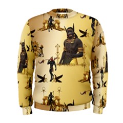 Anubis The Egyptian God Pattern Men s Sweatshirt by FantasyWorld7