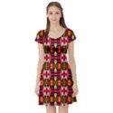 Abstract 40 Short Sleeve Skater Dress View1