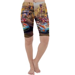 Racing Cropped Leggings  by ArtworkByPatrick