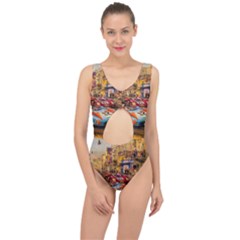 Racing Center Cut Out Swimsuit by ArtworkByPatrick