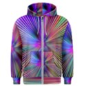 Rays Colorful Laser Ray Light Men s Zipper Hoodie View1