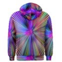 Rays Colorful Laser Ray Light Men s Zipper Hoodie View2