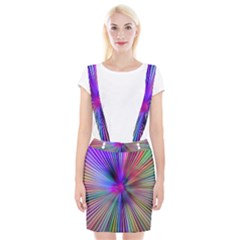 Rays Colorful Laser Ray Light Braces Suspender Skirt by Bajindul