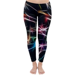 Lights Star Sky Graphic Night Classic Winter Leggings