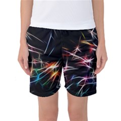 Lights Star Sky Graphic Night Women s Basketball Shorts