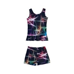 Lights Star Sky Graphic Night Kids  Boyleg Swimsuit by HermanTelo