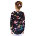 Lights Star Sky Graphic Night Kids  Long Sleeve Tee View2