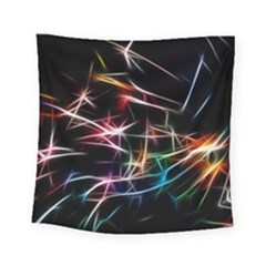 Lights Star Sky Graphic Night Square Tapestry (small)