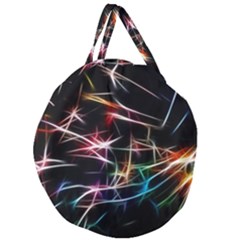 Lights Star Sky Graphic Night Giant Round Zipper Tote