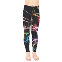 Lights Star Sky Graphic Night Kids  Leggings