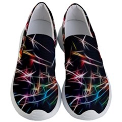 Lights Star Sky Graphic Night Women s Lightweight Slip Ons by HermanTelo