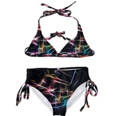 Lights Star Sky Graphic Night Kids  Classic Bikini Set