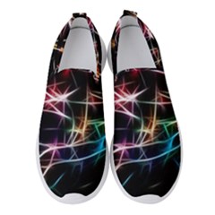 Lights Star Sky Graphic Night Women s Slip On Sneakers by HermanTelo