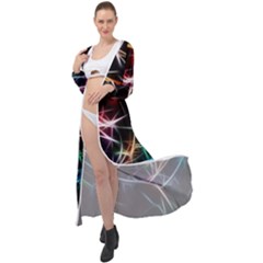 Lights Star Sky Graphic Night Maxi Chiffon Beach Wrap by HermanTelo