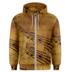 Background Music Men s Zipper Hoodie