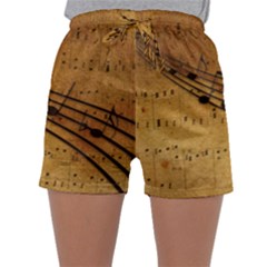 Background Music Sleepwear Shorts