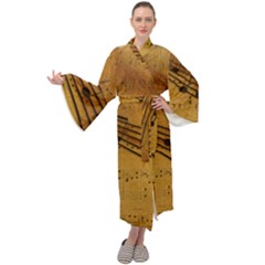 Background Music Maxi Velour Kimono by Mariart