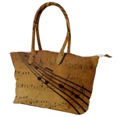 Background Music Canvas Shoulder Bag