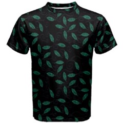 Copper Leaves Men s Cotton Tee by bloomingvinedesign