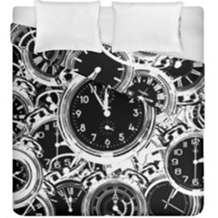 Clock Face 5 Duvet Cover Double Side (king Size)