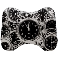 Clock Face 5 Head Support Cushion