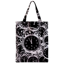 Clock Face 5 Zipper Classic Tote Bag