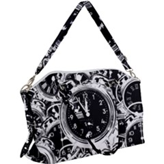 Clock Face 5 Canvas Crossbody Bag by impacteesstreetwearten