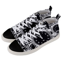 Clock Face 5 Men s Mid-top Canvas Sneakers by impacteesstreetwearten