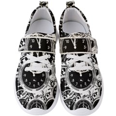 Clock Face 5 Men s Velcro Strap Shoes