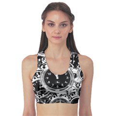 Clock Face 5 Sports Bra