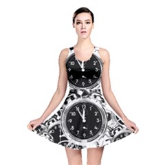 Clock Face 5 Reversible Skater Dress