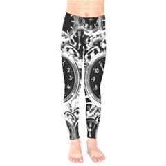 Clock Face 5 Kids  Leggings