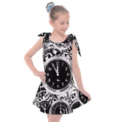 Clock Face 5 Kids  Tie Up Tunic Dress