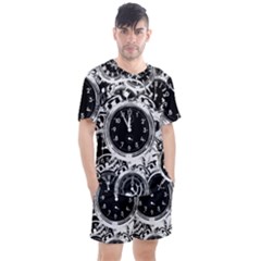 Clock Face 5 Men s Mesh Tee And Shorts Set