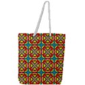 Seamless Full Print Rope Handle Tote (Large) View1