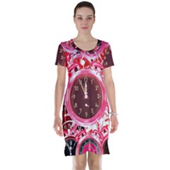 Clock Face 4 Short Sleeve Nightdress