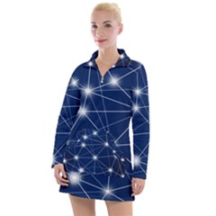 Network Technology Digital Women s Long Sleeve Casual Dress