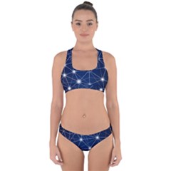 Network Technology Digital Cross Back Hipster Bikini Set