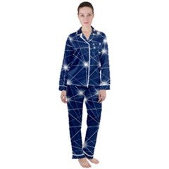 Network Technology Digital Satin Long Sleeve Pyjamas Set by HermanTelo