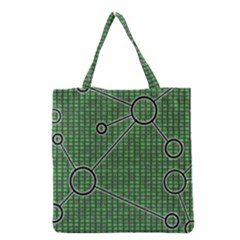 Network Communication Technology Grocery Tote Bag by Bajindul