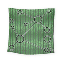 Network Communication Technology Square Tapestry (small)