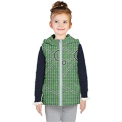 Network Communication Technology Kids  Hooded Puffer Vest