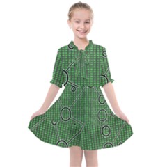 Network Communication Technology Kids  All Frills Chiffon Dress by Bajindul