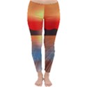 Sunset Water River Sea Sunrays Classic Winter Leggings View1