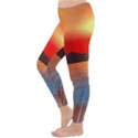 Sunset Water River Sea Sunrays Classic Winter Leggings View2