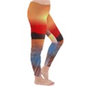 Sunset Water River Sea Sunrays Classic Winter Leggings View3