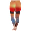 Sunset Water River Sea Sunrays Classic Winter Leggings View4