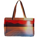 Sunset Water River Sea Sunrays Canvas Work Bag View2