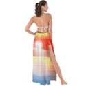 Sunset Water River Sea Sunrays Maxi Chiffon Tie-Up Sarong View2