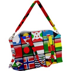 National Flags 1 Canvas Crossbody Bag by ArtworkByPatrick